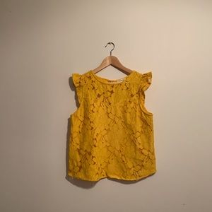 Lace Sleeveless Shirt